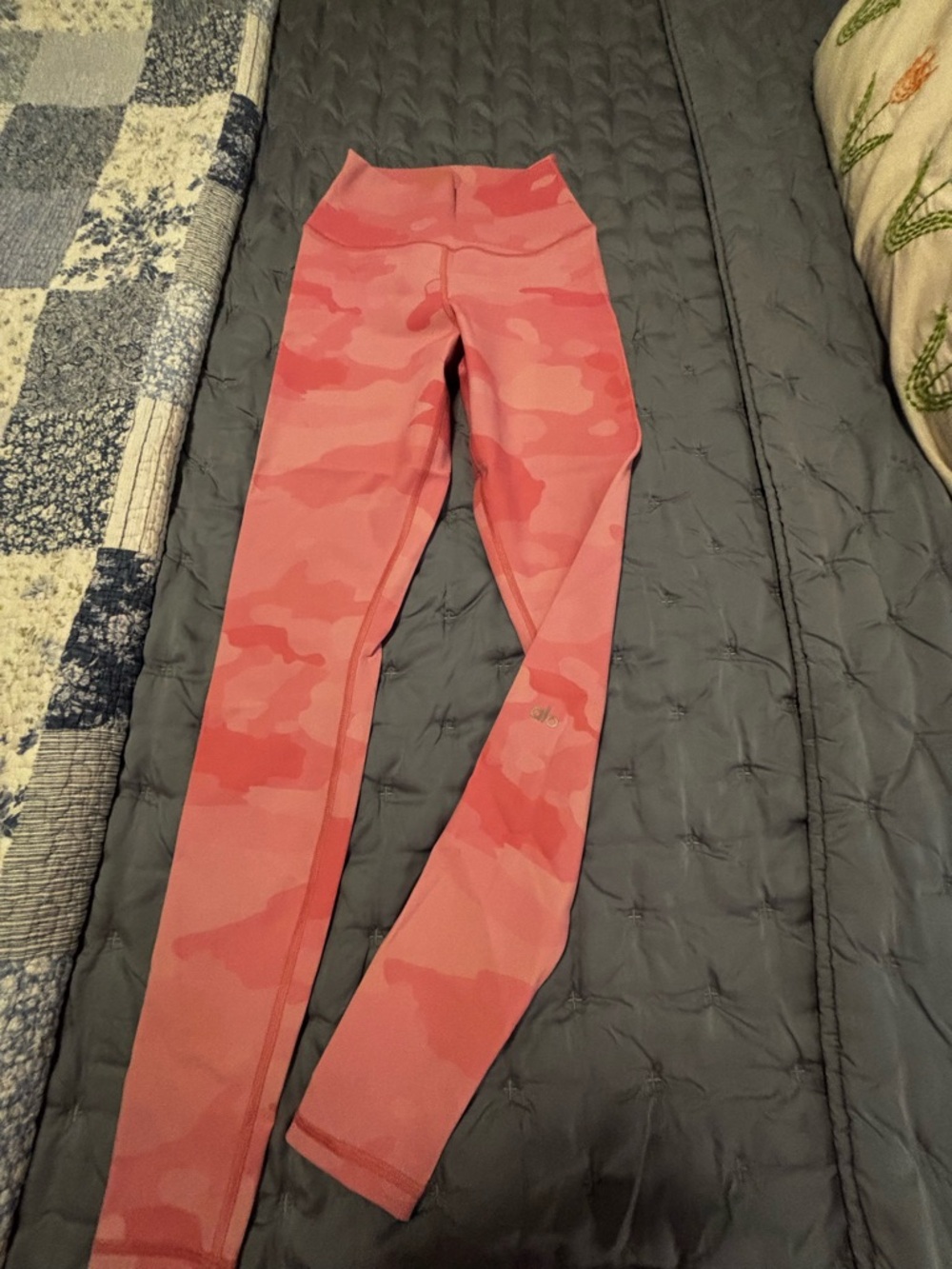 ALO Yoga Pink Camo High-Waist Leggings